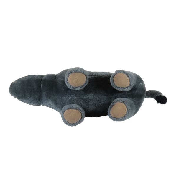 Plush Rhino Toy Stuffed Animal Grey Kids Soft Toy 13" long - Picture 7 of 10